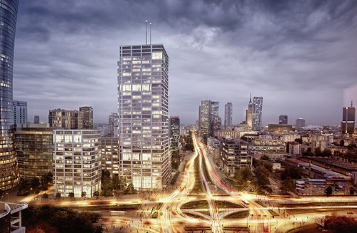 Rozpoczęła się budowa 140-metrowej wieży Generation Park w Wrszawie Rozpoczęła się budowa 140-metrowej wieży Generation Park w Wrszawie